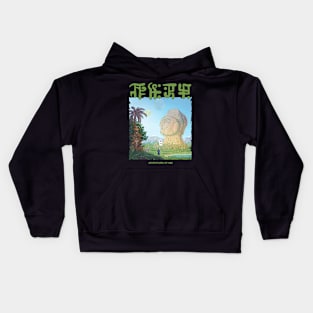 Temple of war god Tarius Kids Hoodie